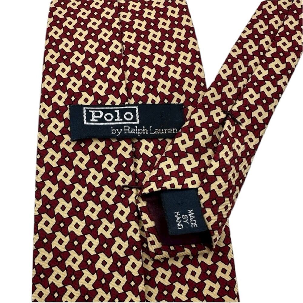 Polo Ralph Lauren Handmade Vintage Silk Tie Made in the USA